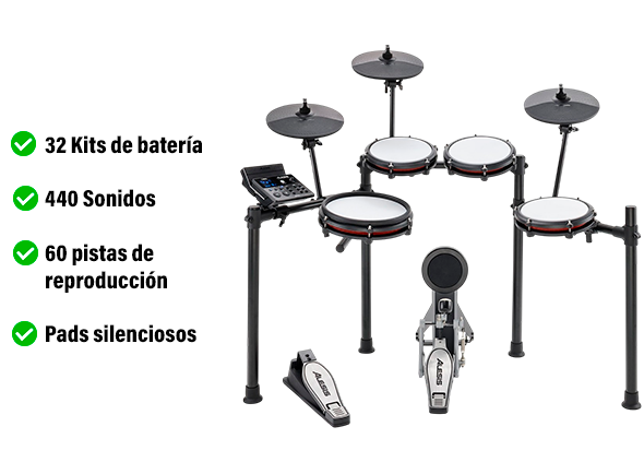 Alesis Nitro Max Kit de batería electrónica Alesis Nitro Max Kit de batería electrónica
